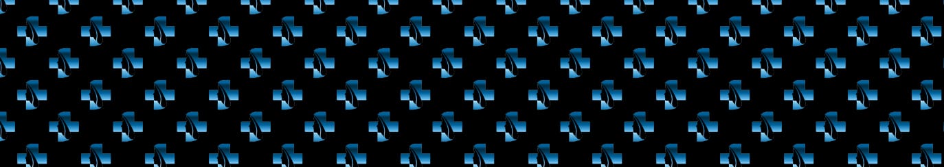Fundal negru cu cruci albastre. Model abstract, design grafic.